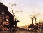 paulus potter Driving the Cattle to Pasture in the Morning oil on canvas
